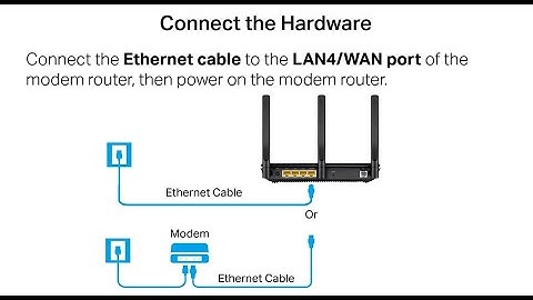 How to configure the wireless router mode for TP Link DSL modem router