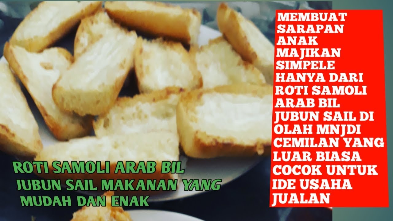 Cara membuat roti samoli arab bil jubun sail simpel Cara membuat roti samoli arab bil jubun sail simpel