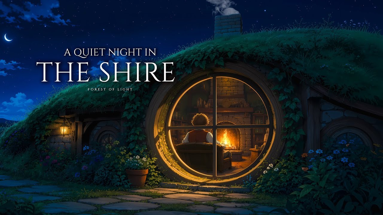 Cozy Medieval Music For Rest & Relaxation | A Quiet Night In The Shire