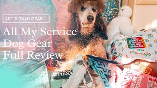 My Service Dog Gear Haul and Room Tour