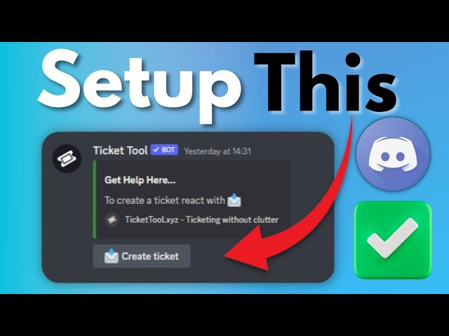 How to Set Up a Discord Ticket Bot (Tickets Bot Tutorial) 