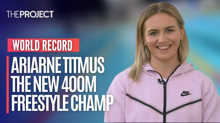 Ariarne Titmus Breaks The Swimming 400m Freestyle World Record At The National Titles In Adelaide