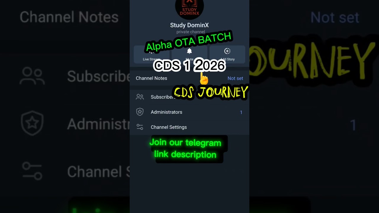 Alpha OTA batch 2026 ll CDS1 2026 ll cds journey