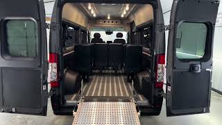 2025 Ram Promaster Wheelchair Van Tour Largest Layout Quick-Release Seating System