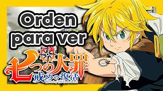 WATCH ORDER for NANATSU NO TAIZAI - The Seven Deadly Sins Chronological Order