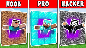 Minecraft NOOB vs PRO vs HACKER: EPIC PORTAL ADVENTURE