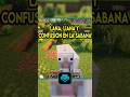 ¡Lana, liana y confusión en la sabana! 🌿🐑 | #Minecraft #shorts #rhogameryt