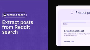 Extract posts from Reddit search
