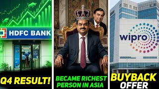 Business updates: Adani Beats Ambani, Suzlon Rally, ITC Boom, HDFC, Flipkart |