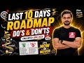 Last 10 Days Roadmap CMA Inter June 2026 Do's & Don'ts