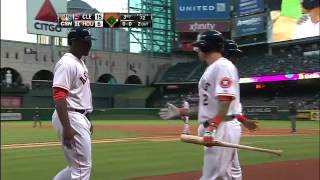 2013/04/20 Cedeno's two-run single