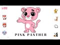 PINK PANTHER Easy Drawing  Step by Step Drawing for Kids  #drawing #cartoon #lidoartworks