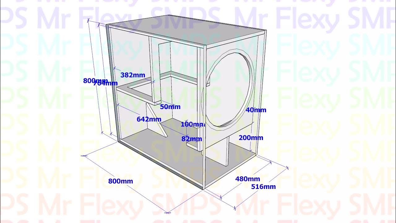 138dB 18" BASS REFLEX Subwoofer Easy to make! YouTube