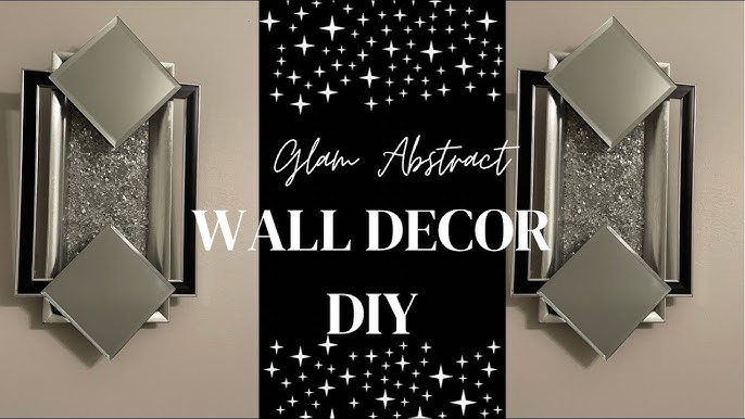 DIY DOLLAR TREE CHANEL LIGHTED WALL DECOR/SCONCE, GLAM DOLLAR TREE DIY, CHANEL DUPE