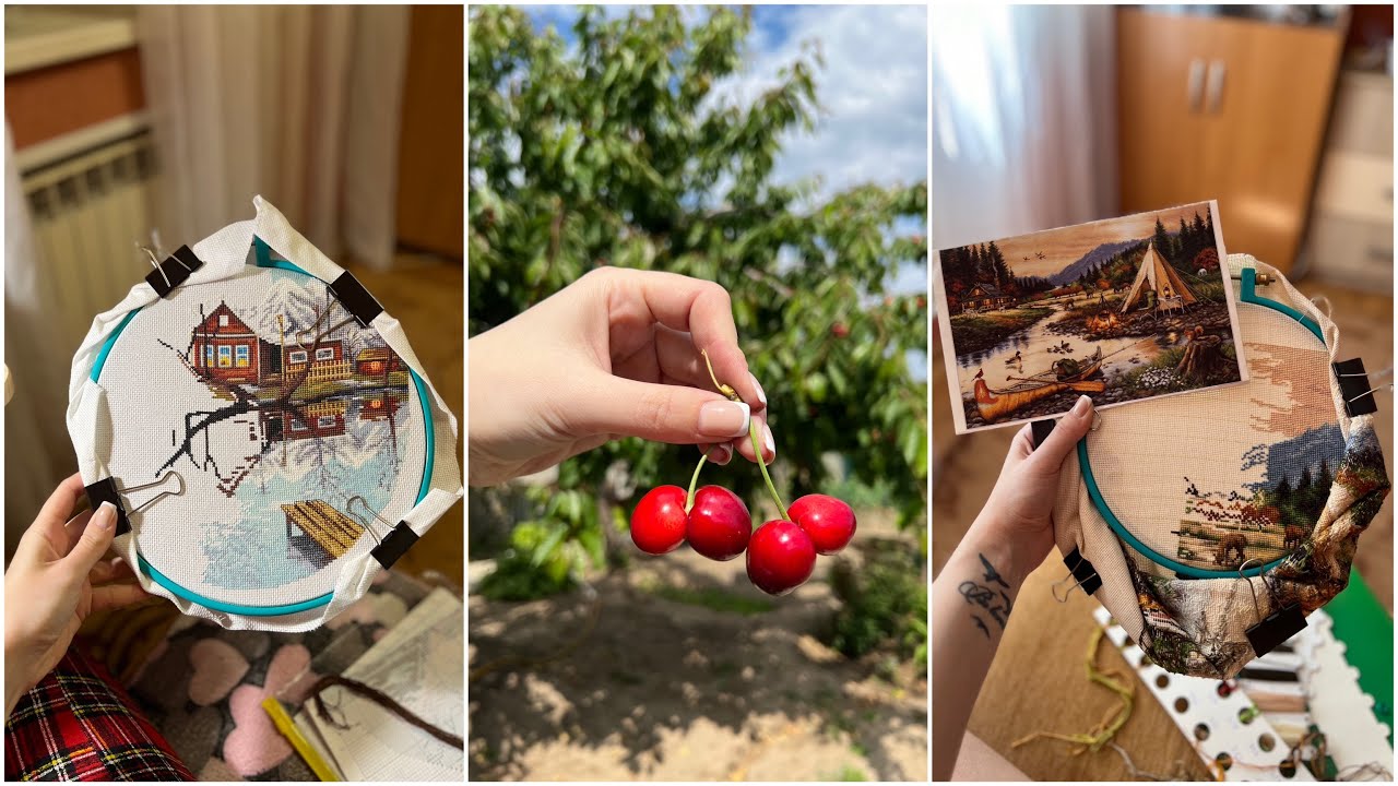 ВЫШИВАЛЬНЫЕ БУДНИ : вышиваю Luca-s, Panna / Начало декрета / сад и огород