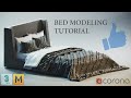 Modeling Bed in  Autodesk 3ds Max &amp; Marvelous designer