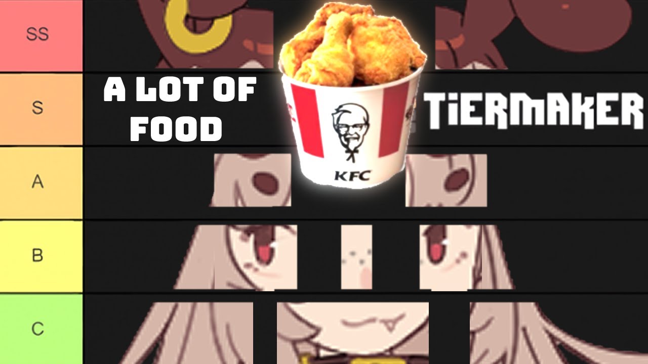 Literally Rating my Tastes - Tiermaker - Amai Umimaru