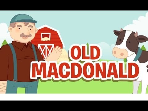 Old MacDonald Had a Farm • Nursery Rhymes Song with Lyrics • Animated Cartoon for Kids