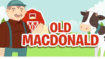 Old MacDonald Had a Farm • Nursery Rhymes Song with Lyrics • Animated Cartoon for Kids