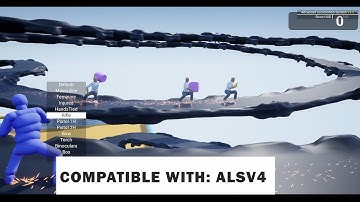 🔸Implementation Advanced Mechanics V1 + Advanced Locomotion System V4 (ALS) ✅ | UE4 and UE5