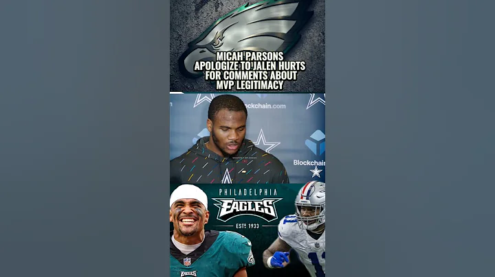 Micah Parsons Apologize To Jalen Hurts For MVP comments: Eagles vs Cowboys Christmas Eve #shorts