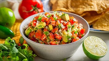 Pico de Gallo Recipe with Avocado!