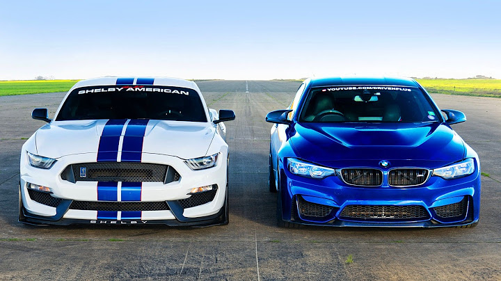 Кто победит в заезде: BMW M4 CS или Shelby GT 350?