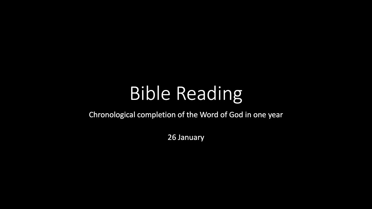 Bible Reading 26 January Genesis 41 42 YouTube bible-reading-26-january-genesis-41-42-youtube