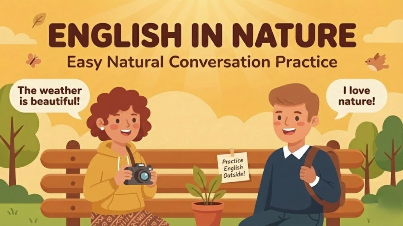 Learn English Outdoors | Natural Conversation Practice in Peaceful Settings