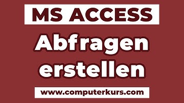 🔍 Access Abfragen erstellen – Daten filtern, sortieren & analysieren einfach erklärt!