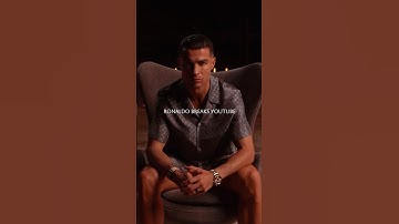 RONALDO BREAKS YOUTUBE RECORDS ⭐️#cristianoronaldo #facts #mindset  #inspiration #motivation