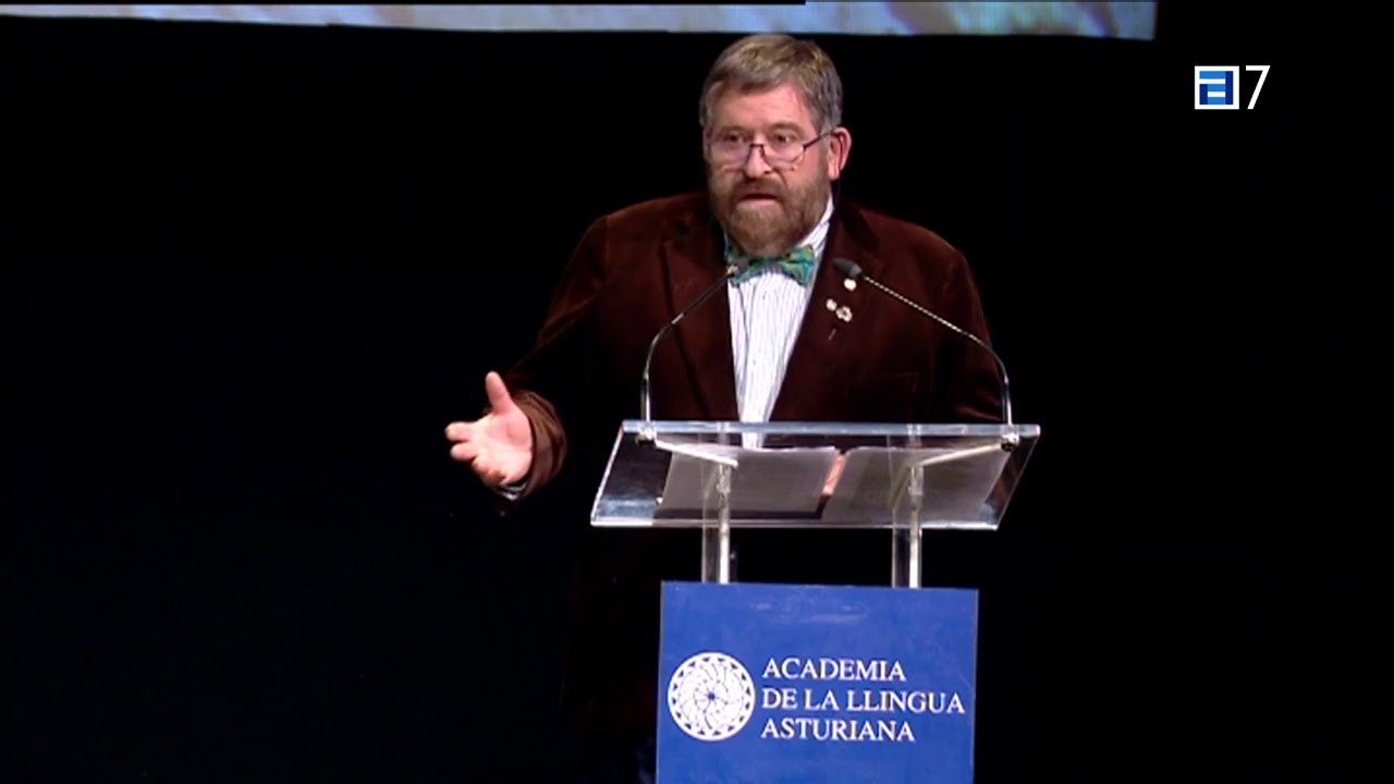 Discursu de Lisardo Lombardía al ser nomáu Académicu d'Honor de la Academia de la Llingua Asturiana