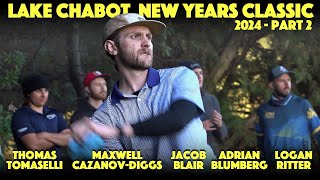 Disc Golf 2024 -Lake Chabot New Years Classic-Pt 2-Tomaselli, Cazanov-Diggs, Blair, Blumberg, Ritter