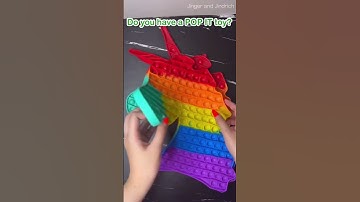 Fidget Pop It Unicorn Satisfying Video ASMR! #shorts #fidgets #asmr