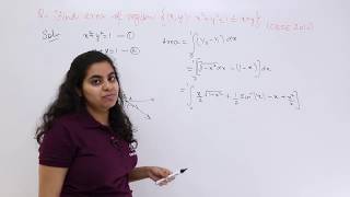 Class 12th – Application of Integrals Problem Example-5 | Application of Integrals | Tutorials Point