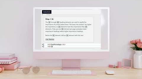Learn HTML by Building a Cat Photo App - Step 2