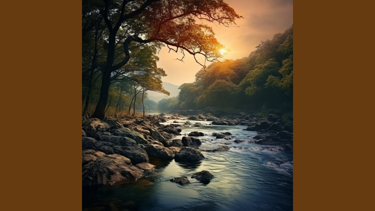 River's Gentle Caress in Relaxation