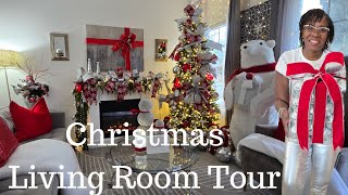 CHRISTMAS TOUR LIVING ROOM / 12 DAYS OF CHRISTMAS DAY 1