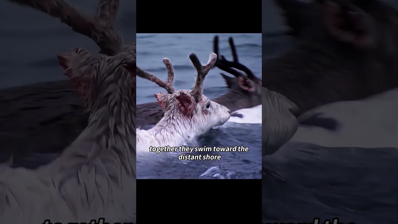 This group drove tens of thousands of reindeer into waters with temperatures near freezing.