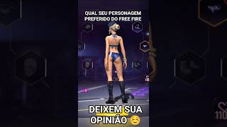 #freefireshorts  qual seu personagem favorito