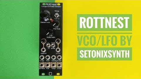 Rottnest VCO/LFO by SetonixSynth | Build and Demo