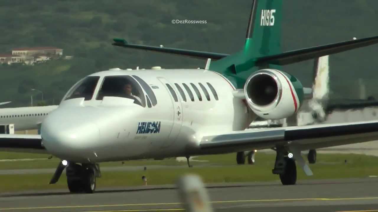 Cessna Citation Bravo Fast Rolling take off YouTube