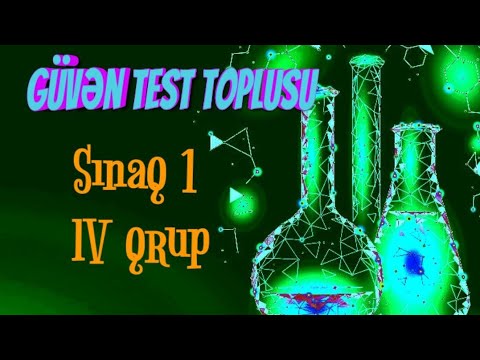 Güvən test toplusu kimya: Sınaq-1, 4-cü qrup