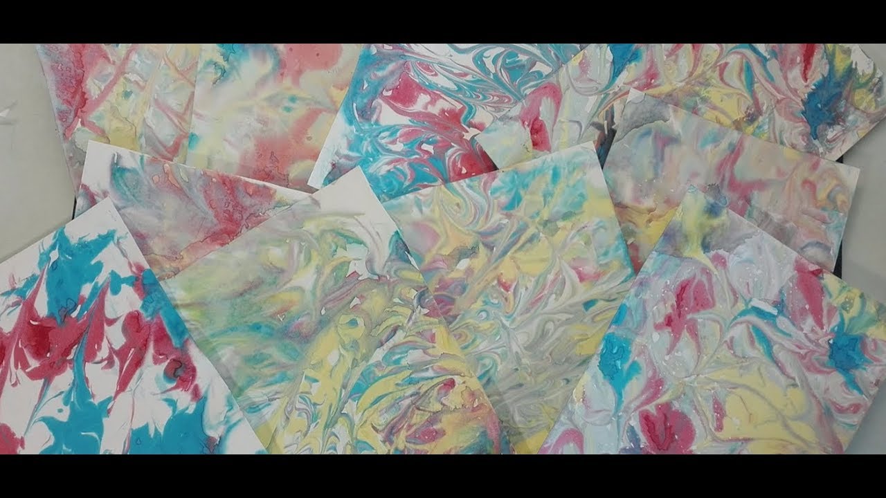 Tuto fonds de cartes... avec de la mousse à raser