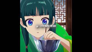Even fingerprints can't escape Maomao's eyes. #apothecarydiaries #maomao #jinshi #anime #edit