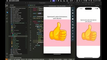 ASMR Programming - React Native Optimized Lottie Animations with Skottie  - No Talking