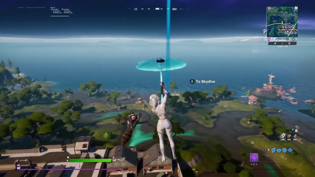 Emote as Storm at the Center of the Eye of the Storm Location