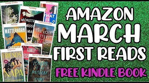 March Amazon Prime First Reads || FREE KINDLE BOOK || Easy Freebie for Prime Members