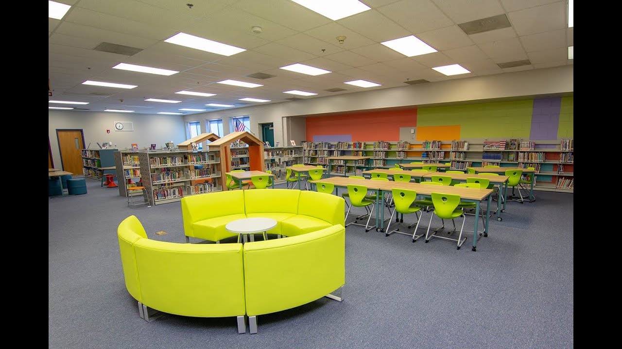 Ellis Elementary Newly Renovated Library YouTube
