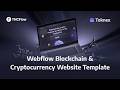 Launch Your Blockchain or Cryptocurrency Website with Toknex Webflow Template